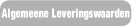 Algemeene Leveringswaarden.